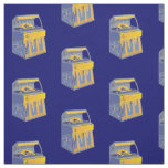 Retro Jukebox Pattern Fabric