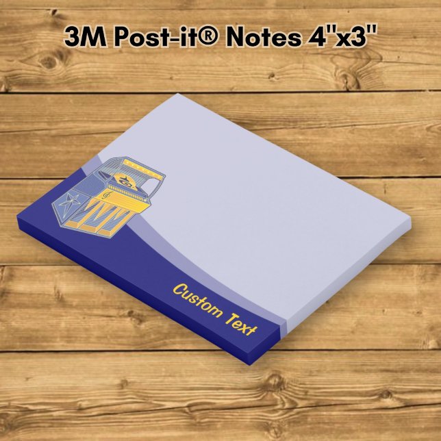 Retro Jukebox Post-it Notes (Creator Uploaded)