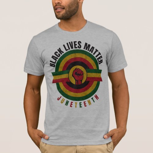 Retro Juneteenth Black Lives Matter T_Shirt