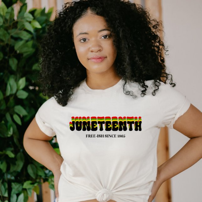 Retro Juneteenth Free-Ish Since 1865 T-Shirt (Creator Uploaded)