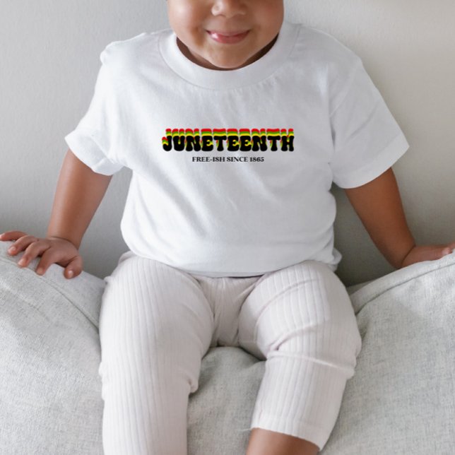 Retro Juneteenth Free-Ish Since 1865 Toddler T-shirt (Creator Uploaded)