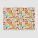 Retro Jungle Animals Cute Patterned Tissue Paper