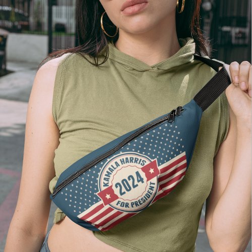 Retro Kamala Harris for President 2024 Election Fanny Pack