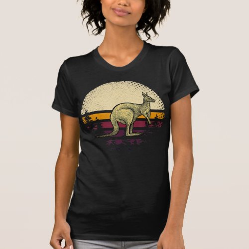 Retro Kangaroo T_Shirt