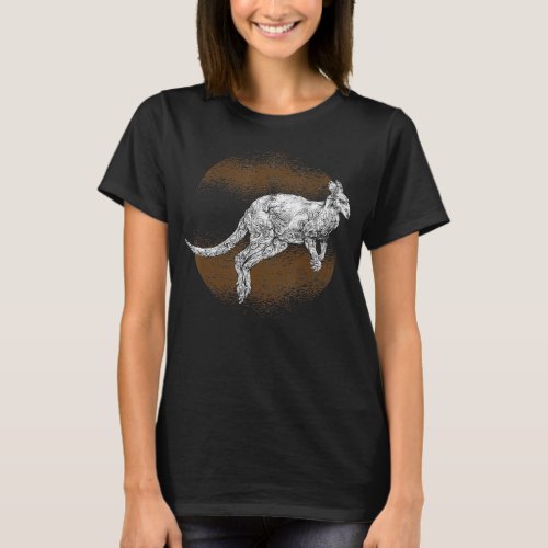 Retro Kangaroo T_Shirt