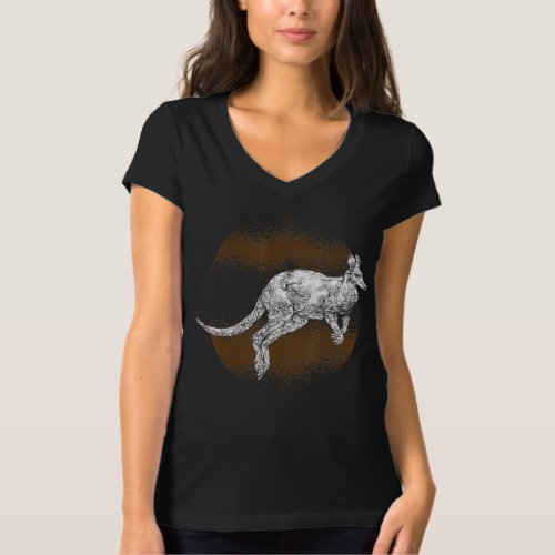 Retro Kangaroo T_Shirt