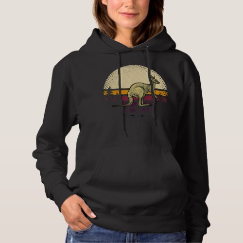 Retro Kangaroo T_Shirt Hoodie