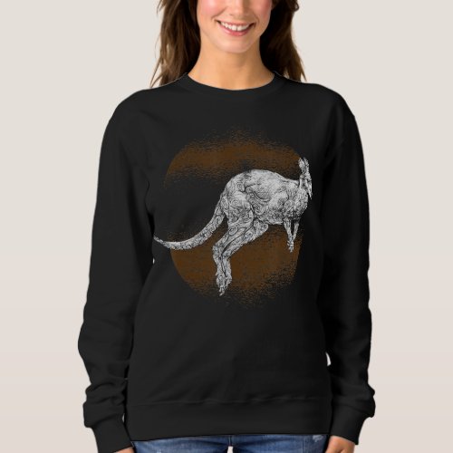 Retro Kangaroo T_Shirt Sweatshirt