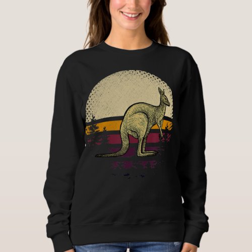 Retro Kangaroo T_Shirt Sweatshirt