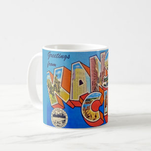 Retro Kansas City, Missouri Greeting Mug