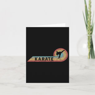 Retro Karate Vintage Player Film Strip  Card