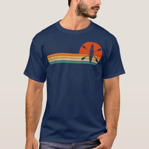 Retro Kayak Kayaking Paddling Vintage  T_Shirt