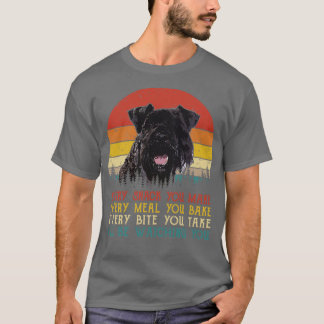Retro Kerry Blue Terrier Every Snack You Make Ever T-Shirt