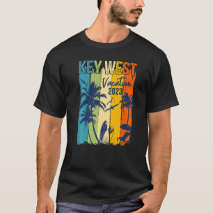 Retro Key West 2023 Florida Family Vacation Group T-Shirt