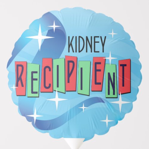 Retro Kidney Recipient w Donate Life 2 sided Balloon