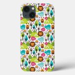 retro kids safari lion wildlife iPhone 13 case