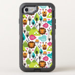 retro kids safari lion wildlife OtterBox defender iPhone SE/8/7 case