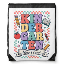 Retro Kindergarten Here I Come School