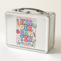Retro Kindergarten Here I Come School