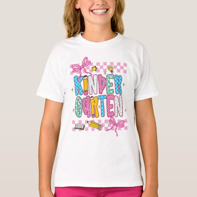 Retro Kindergarten  T-Shirt (Front)