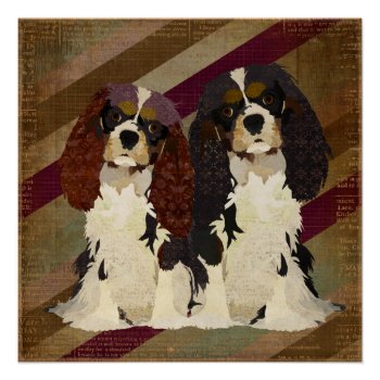 Retro King Cavaliers Poster by NicoleKing at Zazzle