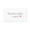 Retro Kissing Lips Cosmetology Referral Card