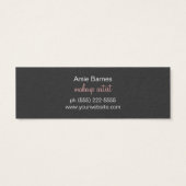 Retro Kissing Lips Cosmetology Referral Card (Back)