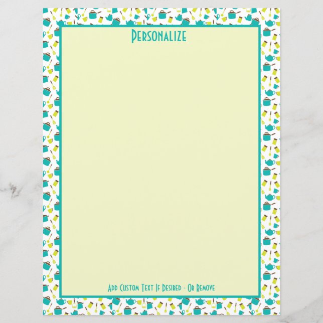 Retro Kitchen Cooking Utensils Personalize (Front)