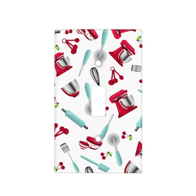 Retro Kitchen Gadget Light Switch Cover (Front)