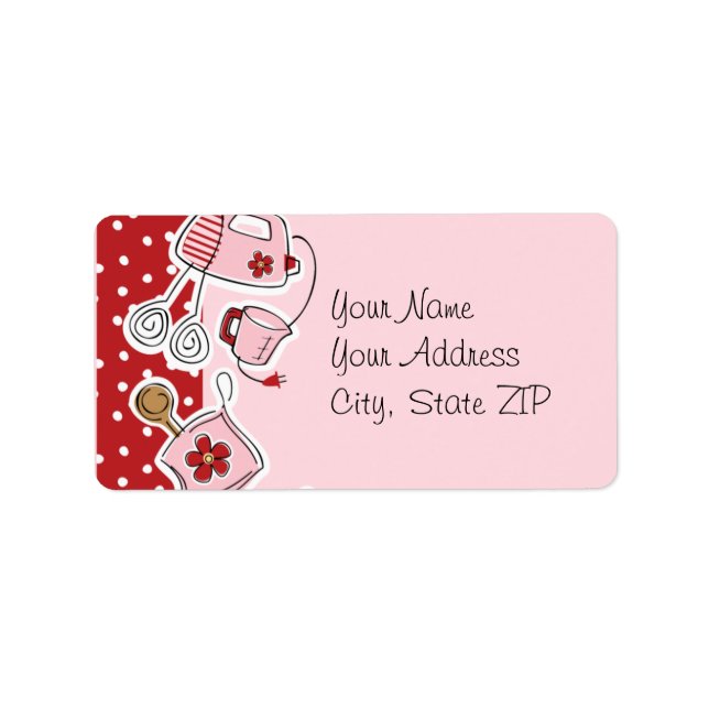 Retro Kitchen Label (Front)