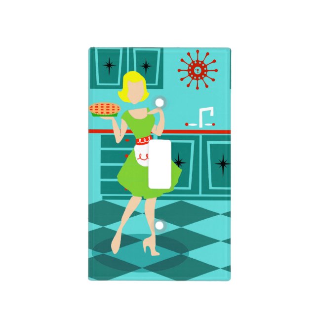 Retro Kitchen Light Switch Cover (Front)