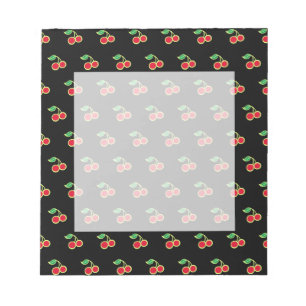 Retro Kitchen Office Cherry Notepad Gift