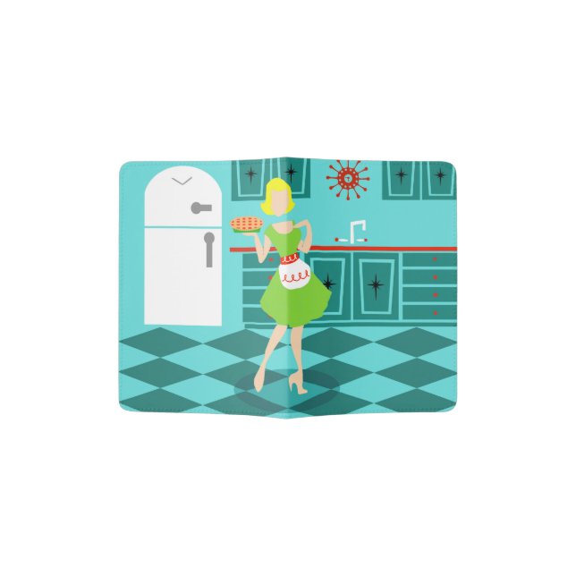 Retro Kitchen Passport Holder (Opened)