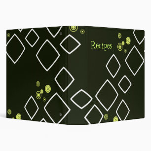 Retro Kitchen Recipes Binder