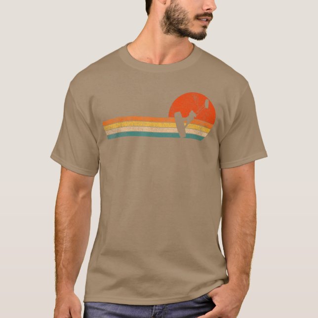 Retro Kitesurfing Kiteboarding Kitesurf Kiteboarde T-Shirt (Front)