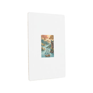 Retro Komodo Island Indonesia Metal Print