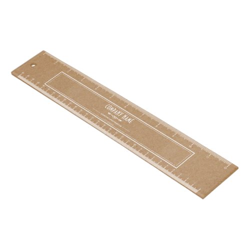 Retro Kraft Paper Effect Vintage CompanyEvent Ruler