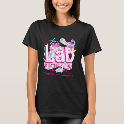 Retro Lab Week 2024 Medical Lab Tech Team Patient  T_Shirt