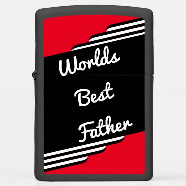 Retro Label Zippo Lighter (Front)