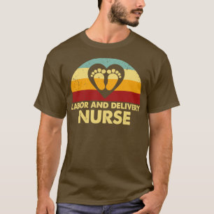 Retro Labor and Delivery Nurse T-Shirt