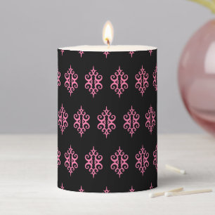 Retro Lace Pattern Candle 