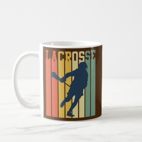 Retro lacrosse  coffee mug