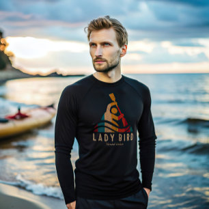 Retro Lady Bird Kayaking T-Shirt