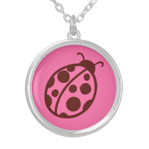 Retro Ladybug Necklace