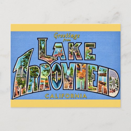 Retro Lake Arrowhead 