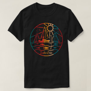 Retro Lake Erie Fishing T-Shirt