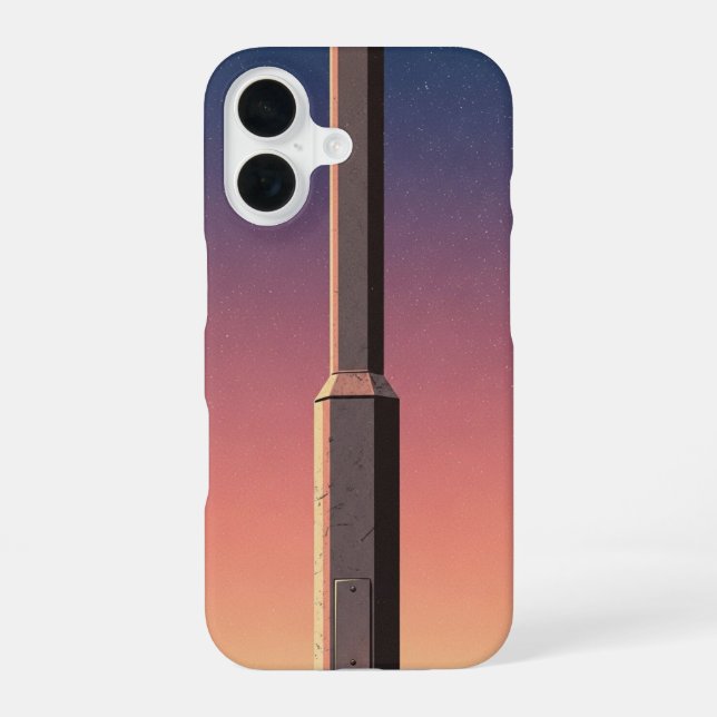Retro Lamp Base iPhone Case (Back)