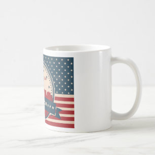 Retro Las Vegas Skyline Coffee Mug
