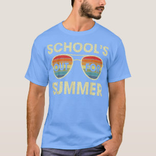 Retro Last Day Of School Schools Out For Summer Te T-Shirt