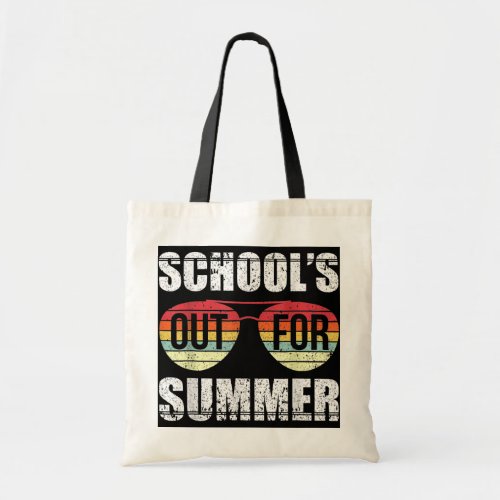 Retro Last Day Of School Schools Out For Summer Tote Bag